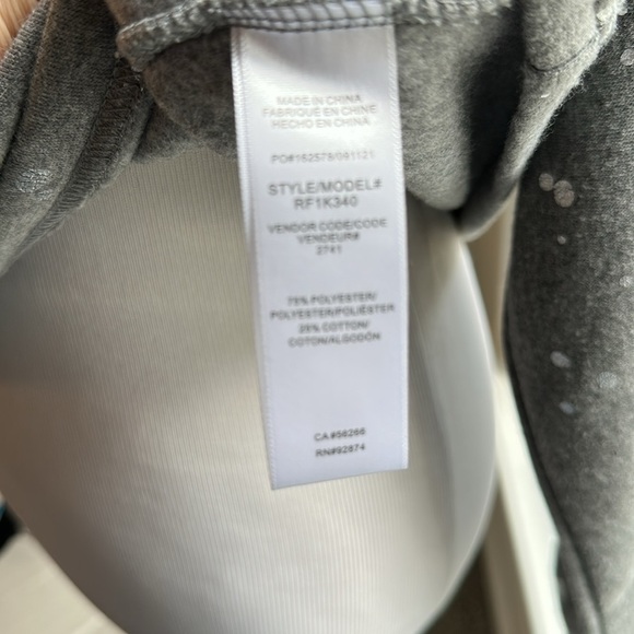 Splendid Metallic Splatter Sweatshirt, Soft, loose & Boxy, Medium, NWOT - Picture 9 of 10